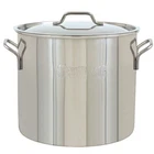 Bayou Classic 30 Qt 7.5 Gal Stainless Steel Brew Kettle Pot W/ Lid (open Box) New. Price: $58.36.