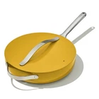 Caraway Nonstick Ceramic Saut Pan With Lid (4.5 Qt, 12") - Toxic, Ptfe &... New. Price: $183.80.