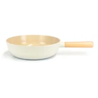Neoflam Fika 10" Stir Frying Wok With Wood Handle, Nonstick Coating Skillet New. Price: $44.99.