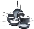 Greenpan Paris Pro Hard Anodized Healthy Ceramic Nonstick, 11 Piece Cookware ... New. Price: $472.51.