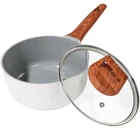 2 Quart Nonstick Sauce Pan With Lid, Ceramic Pot For Cooking Pour ... New. Price: $29.98.