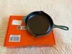 Creuset Classic Cast Iron Handle Skillet, 9", Artichaut Used. Price: $68.00.
