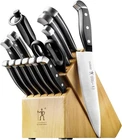 Henckels Statement 15 Piece Kitchen Knife Block Set Razor Sharp Dishwasher Safe Open. Price: $110.00.