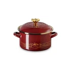 Creuset Fantasia Eos 20 Cm Garnet Star-knob Casserole Cast Iron Enamel Japan New. Price: $272.70.