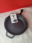 Jim Beam 10.25" Pre-seasoned Cast Iron Round Skillet New. Price: $25.99.