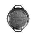 Lodge Cast Iron Dual Handle Camper Skillet Pan Seasoned 10.25 In New. Price: $44.89.