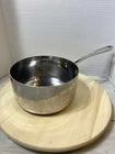 Tramontina 3QT Saucepan Tri-ply Clad Stainless Steel Pot 2.8L No Lid Used. Price: $29.00.
