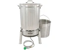 Bayou Classic KDS-160 62-QT Stainless Steam/boil Cooker Kit New. Price: $402.75.
