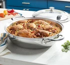 P.h. Vida Sana 5-PLY Stainless Steel 8-QT. Shallow Casserole (10801) New Box. Price: $259.00.