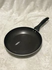 T-fal Tefal 10.25 Nonstick Round Frying Pan Skillet Black Aluminum Used. Price: $7.99.