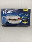 Oster Stainless Steel Sautae Pan. New Box. 3 Pcs.. Price: $20.00.