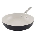 Kitchenaid 12.25" Hard Anodized Ceramic Nonstick Frying Pan Matte Black New. Price: $29.99.