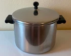 Farberware Qt Stainless Steel Stockpot Soup With Lid Impact Bonded TQQ08 Used. Price: $24.99.