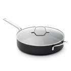 Calphalon Hard-anodized Nonstick 5-QT. Saut Pan With Lid New. Price: $151.09.