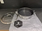 Hexclad 7QT Hybrid Deep Saut Pan And Chicken Fryer With Lid New. Price: $210.00.