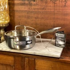 David Burke Tri Ply Series Stainless Steel 3 Qt Saucepan Pot W/ Lid New. Price: $60.00.