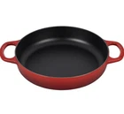 New - Le Creuset Signature Cast Iron Everyday Pan 11" Cerise Red. Price: $179.99.