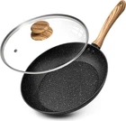 Michelangelo Nonstick Frying Pan With Lid, 10 Inch Honeycomb Coa New. Price: $34.99.