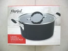Parini 5 Qt Stackable Stock Pot W/ Glass Lid Ceramic Non-stick Interior Nib New. Price: $15.99.