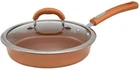 Hamilton Beach 9.5 Inch Copper Ceramic Aluminum Nonstick Fry Pan New. Price: $24.97.