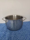 Calphalon Large Qt Stainless Steel Stock Pot #8606 Heavy Used. Price: $29.99.