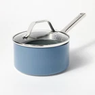 Figmint 1.5QT Nonstick Ceramic Sauce Pan - Blue New. Price: $49.99.