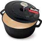 6 Quart Enameled Cast Iron Pot Dutch Oven, Heavy-duty Oven-safe Up To 500 F,... New. Price: $76.36.