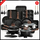 Pots And Pans Set Non Stick, 31 Piece Kitchen Induction Cookware & Bakeware New. Price: $154.75.