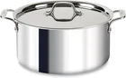 All-clad D3 3-PLY Stainless Steel Stockpot With Lid, 4508 Quart New. Price: $199.99.