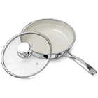 Innerwell 10 Inch Ceramic Non Stick Frying Pan With Lid, Hybrid Tri-ply New. Price: $52.99.
