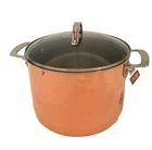 Nwt Viking 8QT 3-PLY Copper Clad Stainless Steel Stockpot W/glass Lid New. Price: $160.00.
