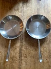 Two Used All-clad 10' Stainless Frying Not Emeril Pans!. Price: $59.99.