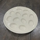 Fiesta Linen Egg Tray 11" Deviled Platter Homer Laughlin New. Price: $44.99.