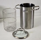 Denmark Stainless Steel 3 Qt Vertical Asparagus Steamer Cookware Pot Pc Set Used. Price: $20.00.