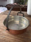 Ruffoni Copper 10" Risotto Pan W/ Removable Iron Handle, Made In Italy Used. Price: $200.00.