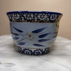 Temptations Tara Old World 12 Oz Blue Floral Storage Container W/ Lid Ovenware Used. Price: $10.00.