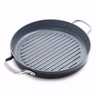 Greenpan Valencia Pro 11 Inch Grill Ceramic Nonstick Metal Utensil Safe New. Price: $171.09.