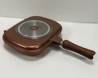 Cook's Companion Cast Aluminum Nonstick Versa Flip Ii Copper Color Used. Price: $31.00.