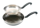2-PACK Farberware Classic Series Stainless Steel Skillet 8 & 10 In. Silver New. Price: $84.33.