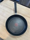 T-fal Ultimate Hard Anodized Alum Titanium Nonstick Thermo Spot 10.5 Fry Pan Used. Price: $13.50.