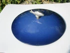 Gorgeous Vintage Old Cast Iron Staub Sapphire Blue Htf 28CM Fish Handle Lid Only Used. Price: $65.00.