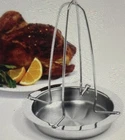 Norpro Stainless Steel Vertical Poultry Roaster Open. Price: $14.00.