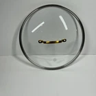 Greenpan Glass Lid Replacement With Gold Handle 12" Used. Price: $14.99.
