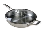 Calphalon 1392 12 Stainless Steel Skillet With Lid Frying Pan Cooking Used. Price: $39.00.