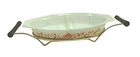 Pyrex 1965 Promotional Orange Floral 1/2 Qt Oval Divided Dish W/cradle S9212 Used. Price: $68.99.