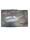 Hells Kitchen Grill Pan 11 Inch Forged Aluminum Nonstick Soft Touch Handle New. Price: $24.00.