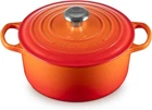 Creuset Enameled Cast Iron Signature Round Dutch Oven, 4.5 Qt., Flame New. Price: $350.00.