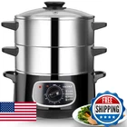 Secura 2 Stainless Steel Food Steamer 8.5 Qt Electric Glass Lid Vegetable New. Price: $204.23.