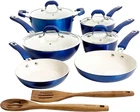 Kenmore Arlington 12 Piece Aluminum Ceramic Coated Nonstick Cookware Set New. Price: $234.36.