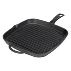 Goodcook Pre-seasoned Cast Iron Grill Pan 10.75 Inch Black New. Price: $38.09.